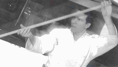 Picture: Mr. Michael L. Werth Sensei at Aikido � Downtown in Providence in January of 2005.